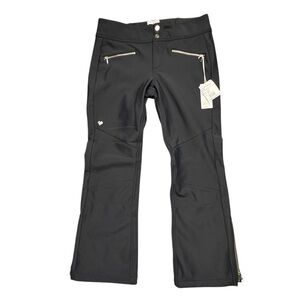 Obermeyer Clio Softshell Snow Pant Womens Size 12 Short Black‎ NWT Skiing Winter